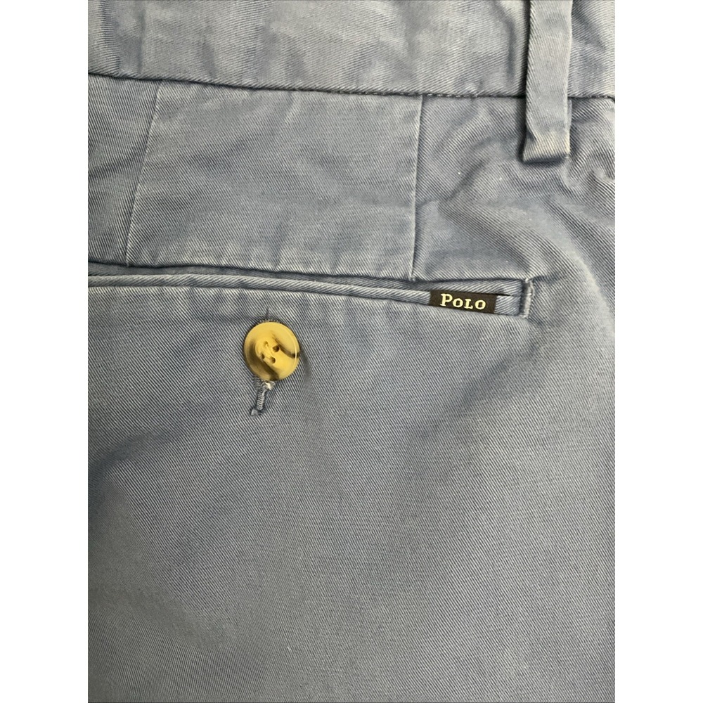 POLO RALPH LAUREN Classic‎ Fit Side Pocket Zipper Button Cotton Shorts Men 32 - Picture 7 of 7